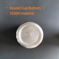 Bouteille d'eau portable en acier inoxydable sans BPA de 200 ml pour enfants et étudiants, avec couvercle à paille, motif dessin animé, pour sport et bébés, OEM ODM