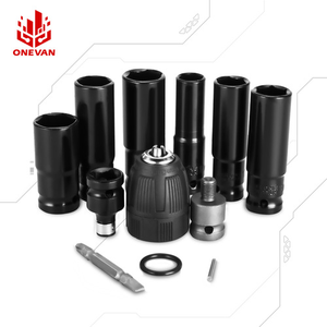 Juego de llave eléctrica hexagonal, adaptador de llave eléctrica de 1/2 pulgadas, 14 unidades - Product Image 3