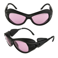 Lunettes de protection laser professionnelles CE 1064nm OD6+ pour machine laser ND Yag – Protection oculaire de pointe