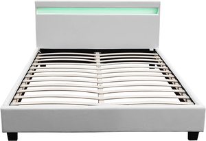 New High Gloss <strong>Black</strong> Double <strong>Single</strong> Storage <strong>Bed</strong> with LED Lighting - Product Image 3