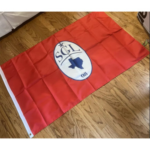 Nhà Máy Bán buôn Chất lượng cao tùy chỉnh Cờ 6x10 ft 100x150 cm chống nhăn di động nhuộm thăng hoa in Logo Cờ - Product Image 1