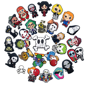 Charme de chaussure pour la fête des Saints, squelette effrayant et terrifiant, charme de chaussure pour la fête des Saints, charme de chaussure amusant pour Halloween, charme de chaussure choc - Product Image 2