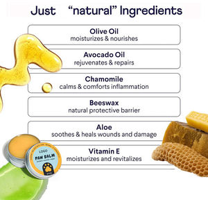 Baume de patte de chien revitalisant naturel de marque privée nourrir protéger réparer endommagé baume de patte d'animal familier hydratant sucette baume de patte de chien - Product Image 4