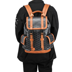 <span class=keywords><strong>Zaino</strong></span> estivo con cerniera impermeabile in pelle sintetica di nuova moda per Laptop coreano personalizzato di grande capacità - Product Image 4
