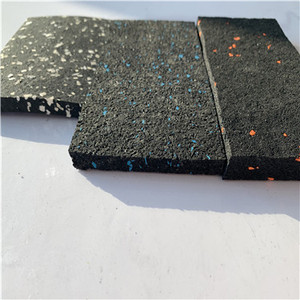 Dalles de sol en <span class=keywords><strong>caoutchouc</strong></span> antidérapantes, durables et résistantes à l'usure, absorbant les chocs, pour salle de sport, centre commercial, salle d'entraînement intérieure - Product Image 2