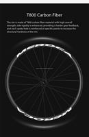 Jeu de roues en carbone SeeMore Thru-axle Central Lock Disc Brake Boost Freehub MS/HG/XD 60t Ratchet 27,5 pouces XC