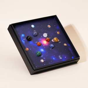 Esfera de Cristal de Piedra Preciosa Natural al por Mayor, <span class=keywords><strong>Sistema</strong></span> <span class=keywords><strong>Solar</strong></span> con Ocho <span class=keywords><strong>Planetas</strong></span> en Caja de Regalo para Decoración <span class=keywords><strong>del</strong></span> Hogar, Regalo Educativo para Niños - Product Image 5