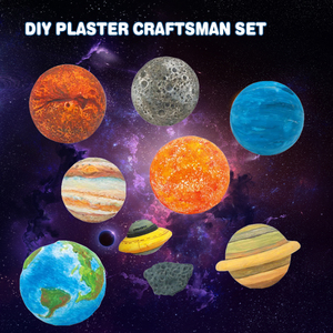 Kit de Peinture DIY STEAM : Système Solaire – Peinture sur Plâtre avec 9 Planètes et Kit de Bricolage <span class=keywords><strong>pour</strong></span> Enfants - Product Image 2