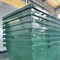 Poubelles de recyclage des déchets d'extérieur durables Poubelle élévatrice à crochet 2-10CBM Nouvelle-Zélande et Australie Poubelle à sauter