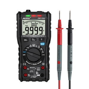 Multímetro digital profesional DM100A 10000 recuentos probador de transistores medidor de capacitancia mide continuidad de temperatura 1000V - Product Image 1