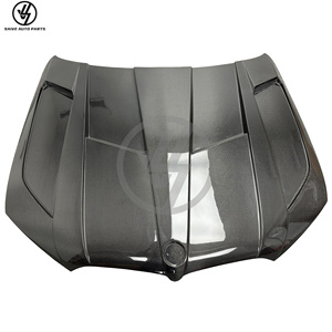 LD Style Wet Carbon Fiber <b>Hood</b> for BMW 5 Series X5M F95 2023 Carbon Front Bonnet <b>Engine</b> Cover Car Body Kits Parts - Product Image 1