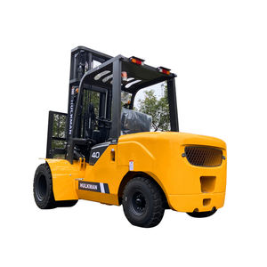 Chariot élévateur à fourche à double roue avant, chariot élévateur à fourche diesel lourd de 4 tonnes - Product Image 3