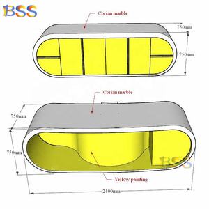 Gerente Ejecutivo Mesa <span class=keywords><strong>de</strong></span> oficina Muebles <span class=keywords><strong>Google</strong></span> Mesa <span class=keywords><strong>de</strong></span> oficina amarilla contemporánea Escritorio con Credenza - Product Image 2