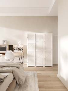 Mayibox Faltbarer Tragbarer Kleiderschrank <span class=keywords><strong>Mini</strong></span>-Kleiderschrank Großhandel für Bettwäsche für Wohnzimmer und Garderobe - Product Image 4