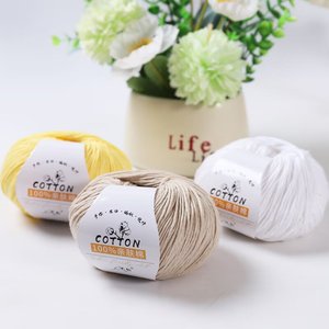 Fil à crocheter en coton 100% super doux, fil de soie en coton, 50g, tricot à la main, laine pour le crochet - Product Image 6