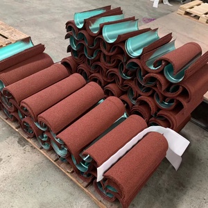 Tôle de toiture en métal galvanisé ondulé revêtu de pierre avec grande pignonnière circulaire à vendre - Product Image 4