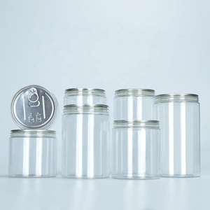 Bán Buôn Rỗng Thực Phẩm Lưu Trữ Có Thể Với Nhôm Kéo Vòng Nắp, Dễ Dàng Mở Nhựa Đóng Hộp <span class=keywords><strong>Jar</strong></span> Cho Snack Bao Bì - Product Image 2