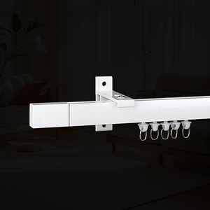 Sistema de Rieles para Cortinas Digitales Resistentes KYOK, Color Blanco, Montaje en Pared/Techo, Deslizamiento Silencioso, para Dormitorio, Baño y Hogar - Product Image 2
