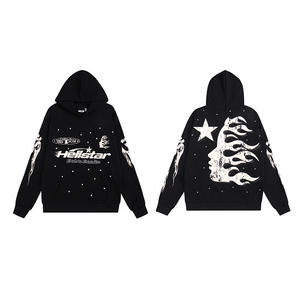 <span class=keywords><strong>Felpa</strong></span> con <span class=keywords><strong>Cappuccio</strong></span> NFC HELL Stile Europeo e Americano Trendy Oversize Retrò Autunnale con Scritta in Cotone Giacca da <span class=keywords><strong>Uomo</strong></span> - Product Image 5