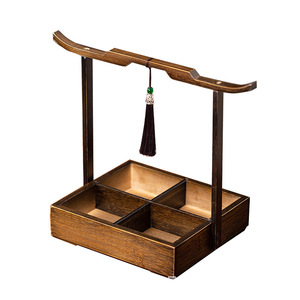 Bandeja de joyería de madera de estilo chino con caja de almacenamiento para uso doméstico en casa de té - Product Image 5