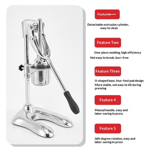 Presse-purée de pommes de terre manuelle professionnelle 30 cm pour frites longues, idéale pour les snack-bars - Product Image 5