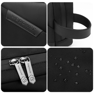 Borsa da polso portatile da uomo, in tessuto di nylon balistico 1680D, resistente all'acqua e alle macchie, per l'uso quotidiano. - Product Image 6