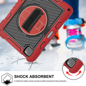 Phong Cách Mới Máy Tính Bảng Chống Sốc Trường Hợp Phổ Trường Hợp Với Dây Đeo Tay 360 Xoay Gấp Chân Đế Cho Pro 11 Inch M4 - Product Image 3