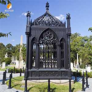 MILY Diseño personalizado Estilo único Gótico Lujo Hierro forjado Gazebo para jardín Cementerio Decoración - Product Image 1