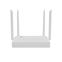 Terminal Óptico XPON V2802ACT con Puerto CATV y WiFi para Internet y Televisión por Cable, Uso Doméstico