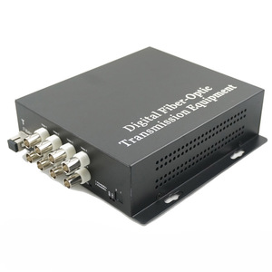 เครื่องแปลงไฟเบอร์ออปติก1080P สำหรับวิดีโอ8CH oem/odm HD-CVI /tvi/ahd ใยแก้วนำแสงโหมดเดี่ยว1310/1550nm 20กม. fc SC ST - Product Image 1