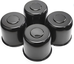 Capuchon central fermé en acier inoxydable 304 de 4,45 po, conception à insertion pour <span class=keywords><strong>moyeu</strong></span> de roue de semi-remorque - Product Image 1