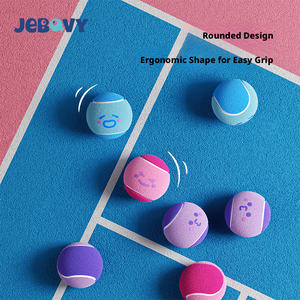 Jouets à mâcher pour chiens sportifs, personnalisables avec logo, écologiques, réalistes, en gros, balles de tennis en caoutchouc, jouet interactif pour <span class=keywords><strong>chien</strong></span> - Product Image 4