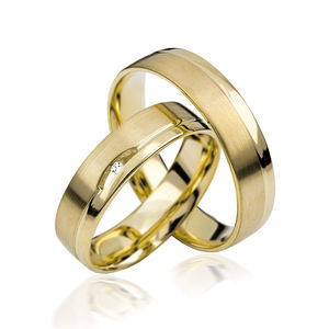 Ensemble de bagues de mariage plaqué or et rose 18k, 12 pièces, ensemble de bagues pour couple, fiançailles, strass, bijoux, bagues - Product Image 6