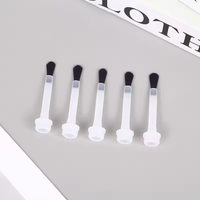 Youxin - Cepillo de Uñas de Plástico Cuadrado Desechable, con Mango de Repuesto, para Uso en Salón, Portátil, Profesional, para Manicura