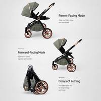Poussette Bébé Luxe 3-en-1 Pliable Ningbo Youbei – Promotion Vente en Gros, Poussette Haute Qualité, Personnalisation Logo OEM