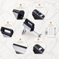 2-in-1 Handmixer Staafmixer Elektrische Staafmixer voor het kloppen van eieren, fruitmixen, deeg kneden, multifunctioneel