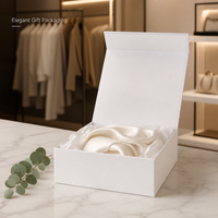 Scatola Regalo Quadrata Bianca con Coperchio Magnetico Formato A6, Design Personalizzato con Logo, Stampa Opzionale, Fornitura Diretta dalla Fabbrica per Regali