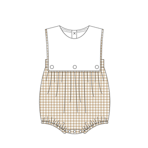 ชุดเด็กอ่อนลายทางฤดูร้อน ผลิตจากโรงงาน ผ้ากันเปื้อนเด็กแรกเกิด ชุดรอมเปอร์เด็กแบบมีระบายลูกไม้ ขายส่งชุดเด็กผู้หญิงและเด็กผู้ชาย - Product Image 6