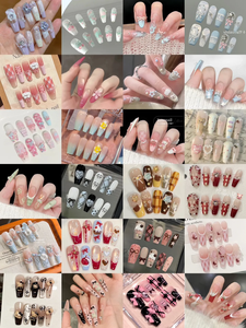 Offre Spéciale : Faux Ongles 3D en Gel <span class=keywords><strong>à</strong></span> Porter, Magnifiques Ongles <span class=keywords><strong>à</strong></span> Presser Longs Faits Main - Product Image 6