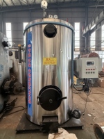 Generator Uap Batubara Pelet Biomassa Vertikal Efisiensi Tinggi Boiler Uap Industri untuk Pengeringan Pengolahan Kayu