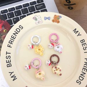 Porte-clés original et mignon en forme de chaton siamois, boucle en plastique, style Ktins, à suspendre pour sac d'école, pendentif pour écouteurs pour étudiants - Product Image 1