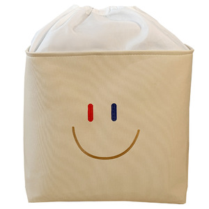 Panier de rangement pliable multi-usage en toile épaisse avec <span class=keywords><strong>broderie</strong></span> de dessin animé, lavable, pour vêtements, couettes - Product Image 5