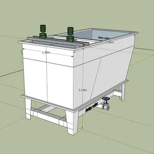 Best Selling Stainless Steel Clarifier Tank For Sewage And Waste Treatment Plant Water Treatment Machinery Container