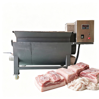 Machine de transformation des graisses animales, cuve de fusion de graisse de porc, agitation semi-automatique, chauffage électrique, acier inoxydable 304, pompe à moteur, roulement