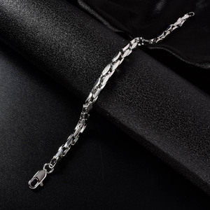 delicate glossy flat link <b>couple</b> <b>bracelet</b> luxe <b>bracelet</b> for girls elegant <b>bracelets</b> women luxury unisex casual fashion bangles - Product Image 5