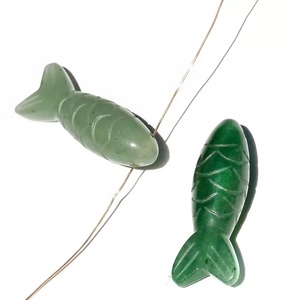 จี้แกะสลักรูปสัตว์ปลา14*38มม. น่ารัก<span class=keywords><strong>ตลก</strong></span>พิเศษเครื่องประดับหินควอตซ์สีชมพูสำหรับสร้อยคอ - Product Image 5