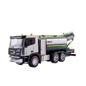 1/24 RC <span class=keywords><strong>remorque</strong></span> camion <span class=keywords><strong>tracteur</strong></span> 2.4GHz télécommande Construction radiocommande à plat RC camion jouet - Product Image 1