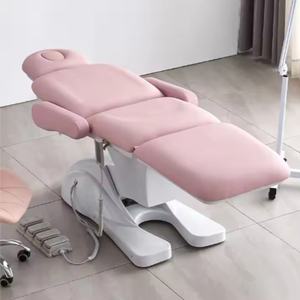 Cama de Masaje Profesional para Spa Capilar Daisy, Diseño 2025, Silla Facial Rosa, Cama Eléctrica para Salón de Belleza - Product Image 3