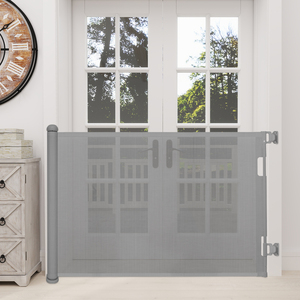 Barrière de sécurité pour bébé rétractable Sair, <span class=keywords><strong>extra</strong></span> <span class=keywords><strong>large</strong></span>, en PVC, barrière de sécurité pour enfant, barrière de sécurité pour escalier, fixation murale - Product Image 3