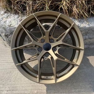 Nuevas Llantas Forjadas de 16-19 Pulgadas para Autos de Pasajeros, Cinco Radios, 5x114.3/112/120, Offset de 35/25 mm, Acabado Plateado en Aleación de Aluminio - Product Image 2